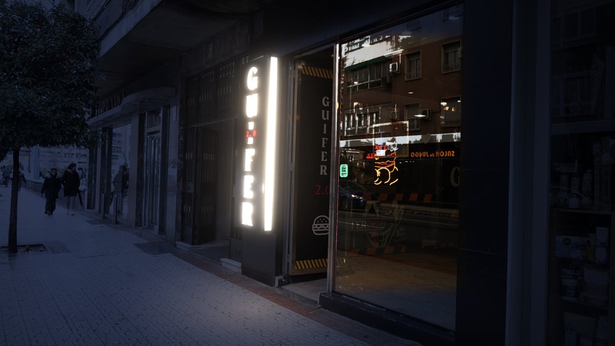 Fachada de Guifer Granada en C/ Méndez Núñez 7